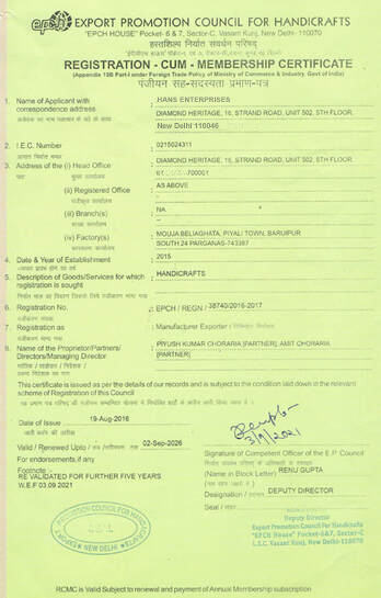 Export Promotion Council for Handicrafts